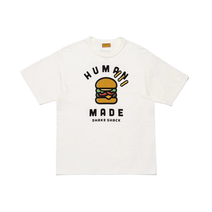 HUMAN MADE × SHAKE SHACK - T-SHIRT Human Made x Shake Shack White T-shirt Official | eBay
